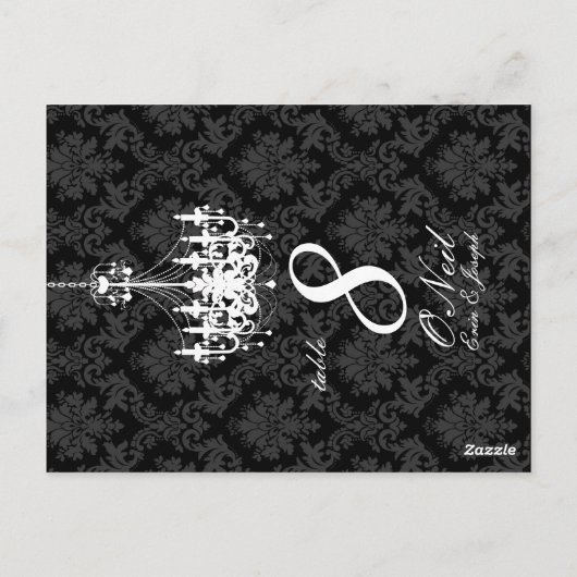 PixDezines Weißer Kronier+DIY Hintergrundfarbe Postkarte (Rückseite)