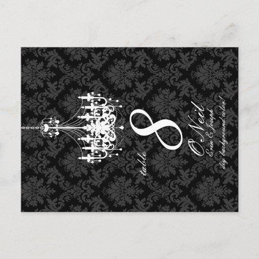 PixDezines Weißer Kronier+DIY Hintergrundfarbe Postkarte (Vorderseite)