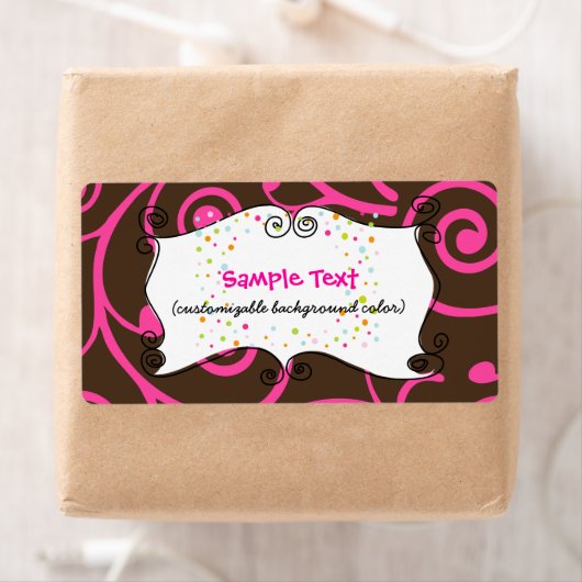 PixDezines Whimsy, rosa Schokolade, Cupcakes (Insitu)