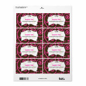 PixDezines Whimsy, rosa Schokolade, Cupcakes (Vorne)