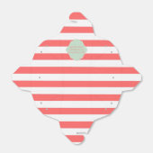 PixDezines White+Coral Orange Streifen Geschenkschachtel (Ungefaltet)