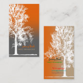 PixDezines White Eak Tree Trimmer für die Verwendu Visitenkarte (Vorne/Hinten)