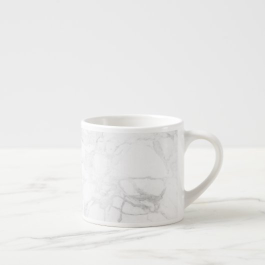 PixDezines WHITE MARBLE Espressotasse (Rechts)