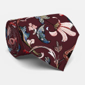 PixDezines William Morris Burgundy DIY Hintergrund Krawatte (Gerollt)