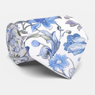 PixDezines William Morris Cornflower Blue DIY Krawatte