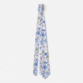 PixDezines William Morris Cornflower Blue DIY Krawatte (Rückseite)
