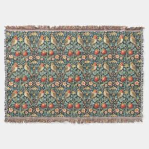PixDezines William Morris Strawberry Thief Decke