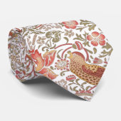 PixDezines William Morris Strawberry Thief Krawatte (Gerollt)