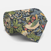 PixDezines William Morris Strawberry Thief Krawatte (Gerollt)
