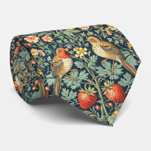 PixDezines William Morris Strawberry Thief Krawatte