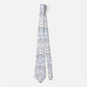 PixDezines William Morris Strawberry Thief Pink Krawatte (Vorderseite)