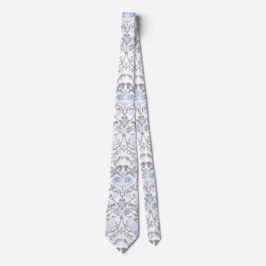 PixDezines William Morris Strawberry Thief Pink Krawatte (Vorderseite)