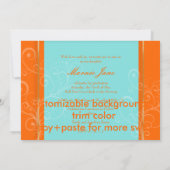 PixDezines Wirbel, 2013 Abschluss, DIY Color Einladung (Rückseite)