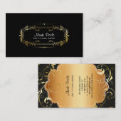 PixDezines-Wirbel mit Hintergrundfarbe/filigrane Visitenkarte (Vorne/Hinten)