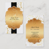 PixDezines-Wirbel mit Hintergrundfarbe/filigrane Visitenkarte (Vorne/Hinten)