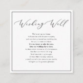 PixDezines wünschend gut, luxuriöse Kalligraphie Begleitkarte (Vorderseite)