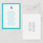 PixDezines wünscht sich gut (Visitenkarten von Chu Begleitkarte (Vorne/Hinten)