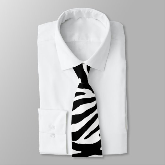 PixDezines zebra/DIY-Farbe Krawatte (Gebunden)