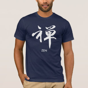 PixDezines Zen-Pinselstriche/Kanji T-Shirt