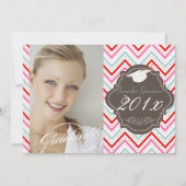 PixDezines Zickzack Abschluss Einladung (Vorderseite)