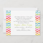 PixDezines Zickzack/brit milah/Foto-Rahmen+stars Einladung (Rückseite)