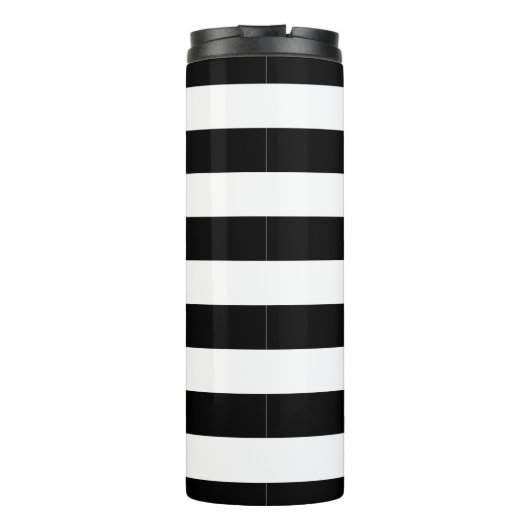 PixDezinesAnpassbare Streifen/DIY-Hintergrund Thermosbecher (Rückseite)