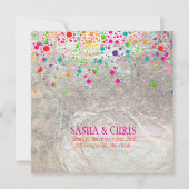 PixDezinesBenommenes/Regenbogen/Degenereignis/Farb Einladung (Vorderseite)