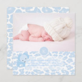 PixDezinesBlauer Leopard+Elefant Ankündigung (Vorne/Hinten)