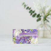 PixDezinesBridal-Bouquet, Floristen/Gaumenfarben Visitenkarte (Stehend Vorderseite)