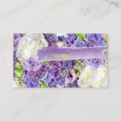 PixDezinesBridal-Bouquet, Floristen/Gaumenfarben Visitenkarte (Vorderseite)