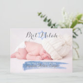 PixDezinesBrit milah/Foto-Rahmen+Sterne/Farbfarbe Einladung (Stehend Vorderseite)