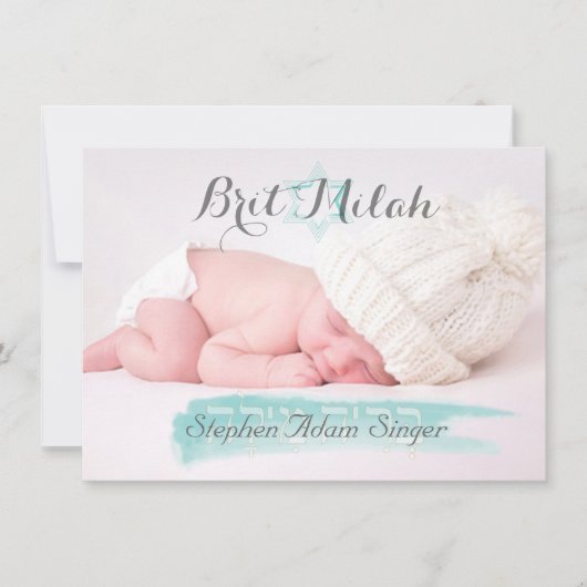 PixDezinesBrit milah/Foto-Rahmen+Sterne/Farbton Einladung (Vorderseite)