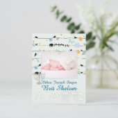 PixDezinesBrit-Schalom/Foto-Rahmen+Sterne/Farbton Einladung (Stehend Vorderseite)