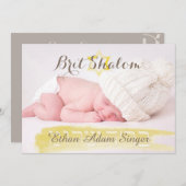 PixDezinesBrit-Schiefer/Foto-Rahmen/Wasserfarbe Einladung (Vorne/Hinten)