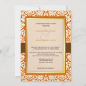 PixDezinesDesiree Damask/DIY Hintergrund Einladung (Rückseite)