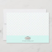 PixDezinesDiy Akzent Farbe/ Geburtsankündigung Ankündigung (Rückseite)