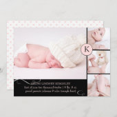 PixDezinesDiy Akzent Farbe/ Geburtsankündigung Ankündigung (Vorne/Hinten)