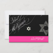 PixDezinesFarben/uAwg/Bat Mitzvah RSVP Karte (Vorderseite)