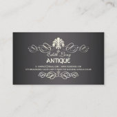 PixDezinesFarbige/antike Rollen Imitat Metall Visitenkarte (Rückseite)