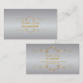 PixDezinesFarbige/antike Rollen Visitenkarte (Vorne/Hinten)