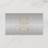 PixDezinesFarbige/antike Rollen Visitenkarte (Rückseite)