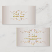 PixDezinesFarbige/antike Rollen Visitenkarte (Vorne/Hinten)