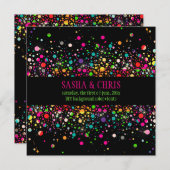PixDezinesFleckte/Neonspekse/Wintersoiree Einladung (Vorne/Hinten)