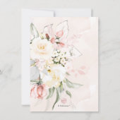 PixDezinesH2 Blush Alabaster Rose Bridal Luncheon Einladung (Rückseite)