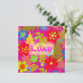 PixDezinesHayan-Dschungel/DIY-Hintergrundfarbe Einladung (Stehend Vorderseite)