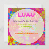 PixDezinesHayan-Dschungel/DIY-Hintergrundfarbe Einladung (Rückseite)