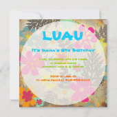 PixDezinesHayan-Dschungel/DIY-Hintergrundfarbe Einladung (Rückseite)