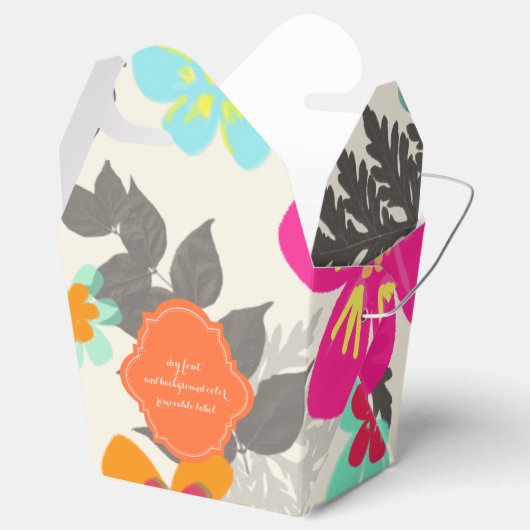 PixDezinesHhawaiianischer Dschungel/DIY Hintergrun Geschenkschachtel (Geöffnet)