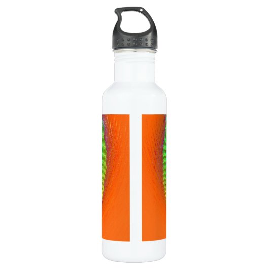 PixDezinesHintergrundfarbe/Pfauenauge Trinkflasche (Rückseite)