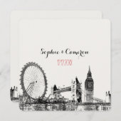 PixDezineslondon/DIY Hintergrundfarbe Einladung (Vorne/Hinten)